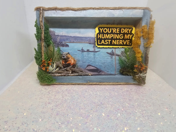 Snarky, fun diorama