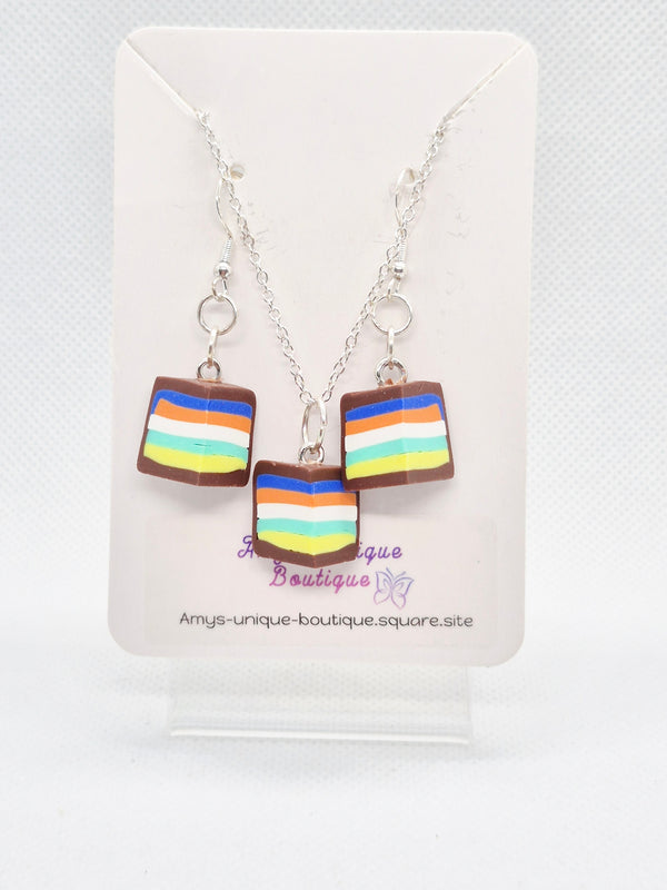 Cake Lovers Earring and Necklace Set