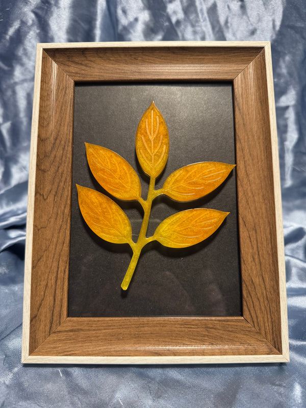 Framed Fall Leaf