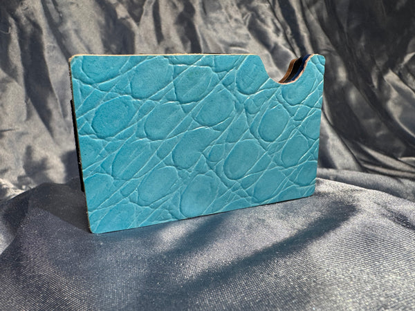 RFID Wallet Blue Push