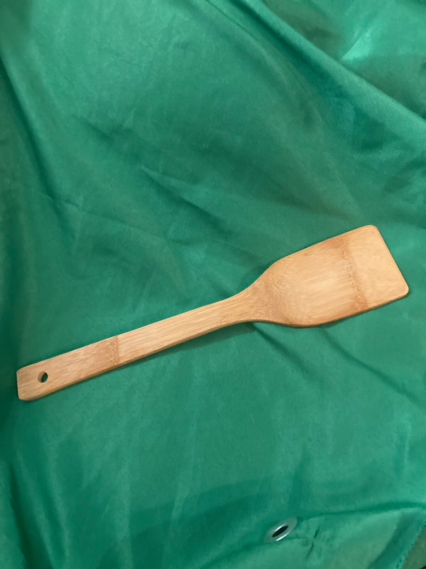 Bamboo spatula. Bamboo utensils. Natural cooking utensils.