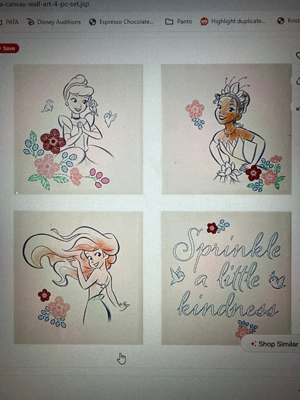 Small Princess Wall Art