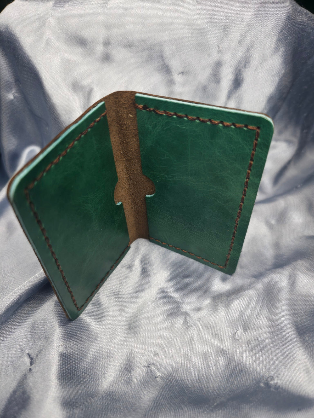 Bifold Wallet - Brown/Green