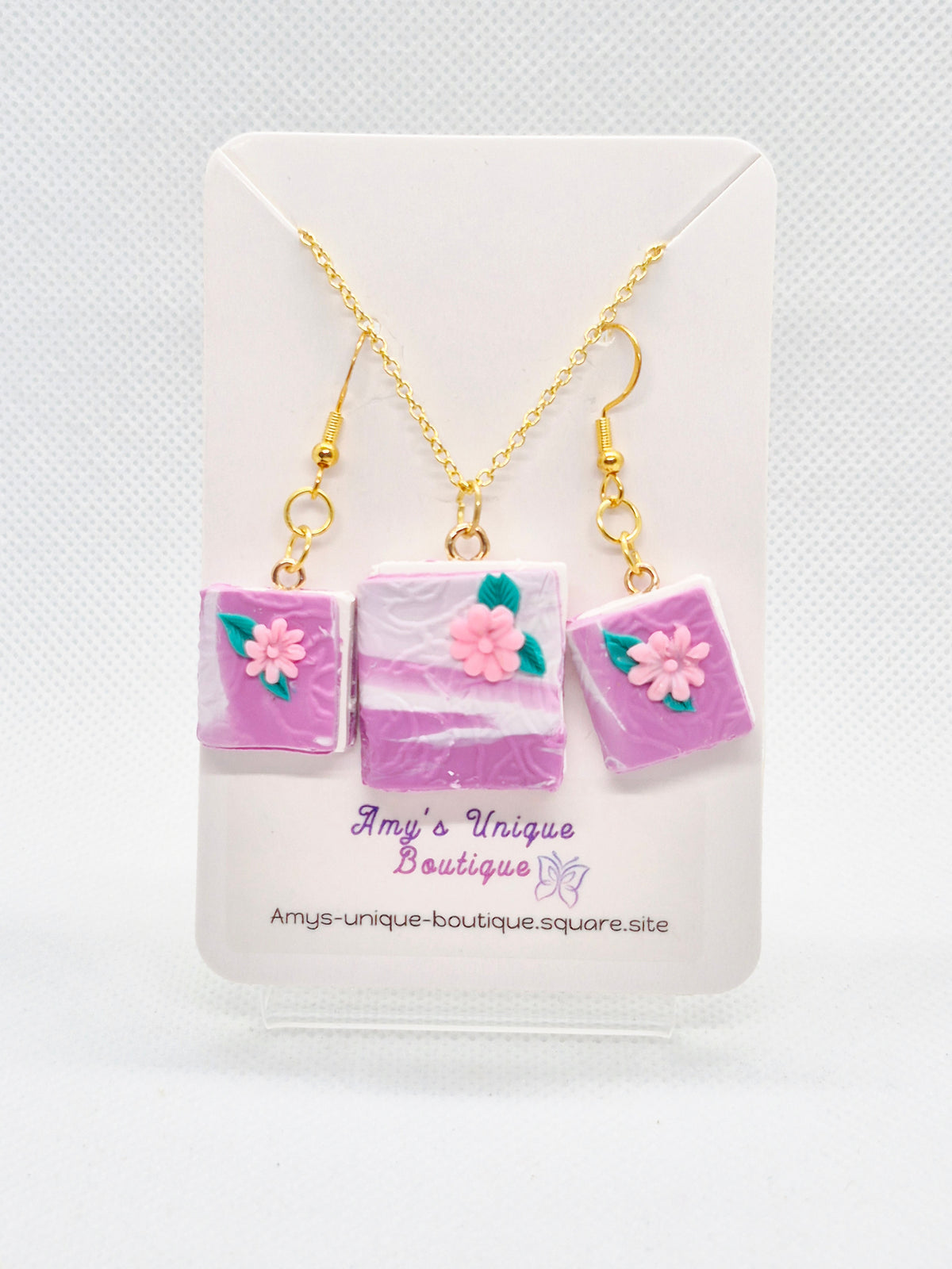Book Lovers Earrings & Necklace Set