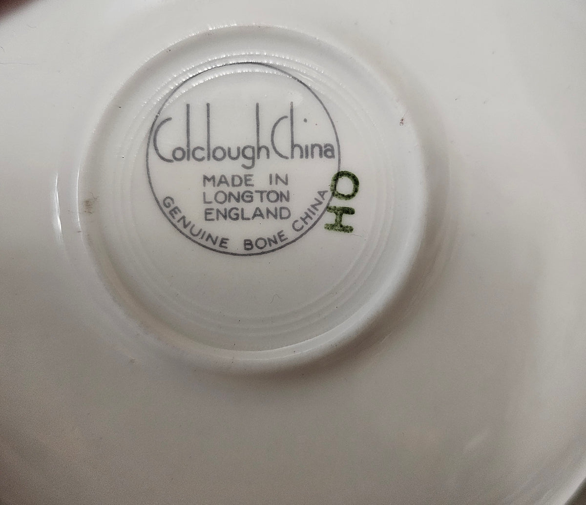 Colclough Teacup/saucer "Pink Iris"