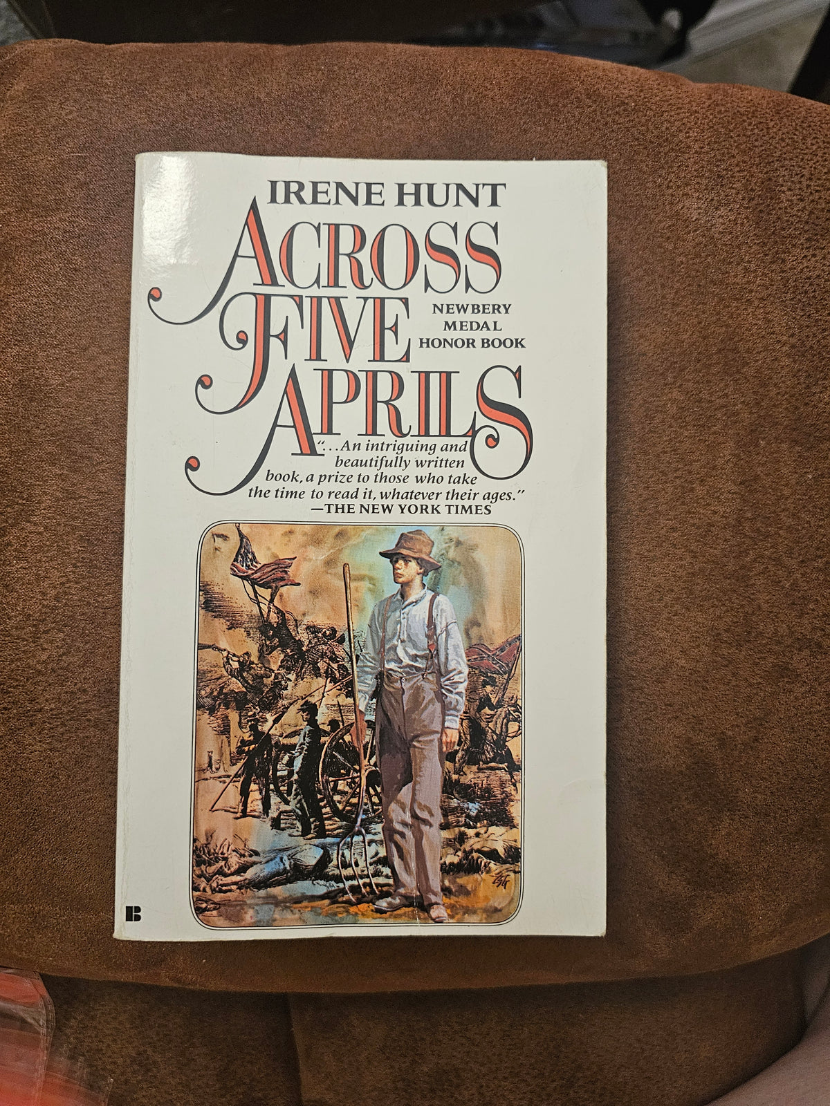 Across Five Aprils Irene Hunt Book
