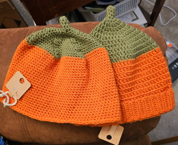 Pumpkin Crochet Beanie