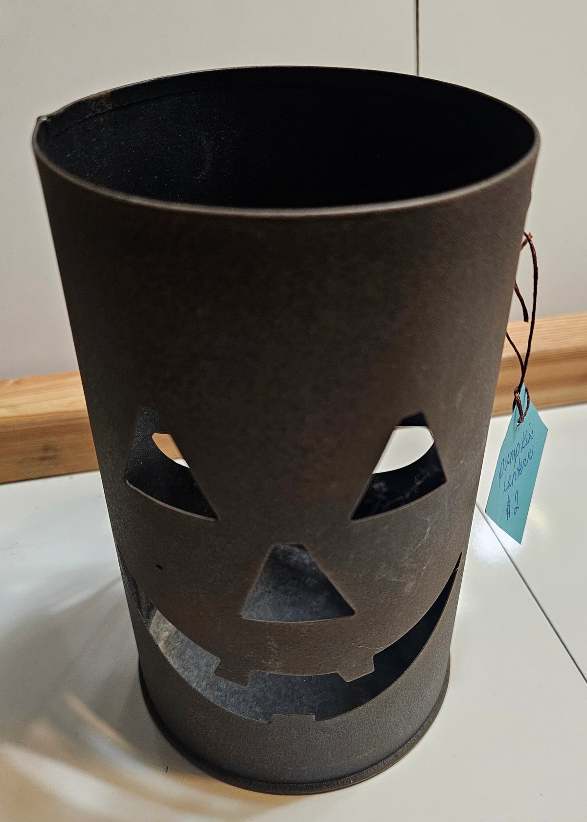 Rustic Metal Jack O Lantern