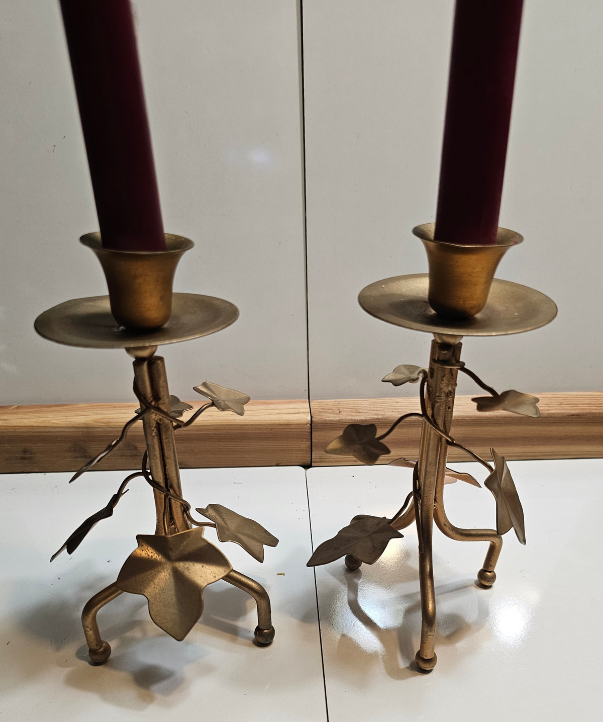 Ivy Leaf Candle Holder