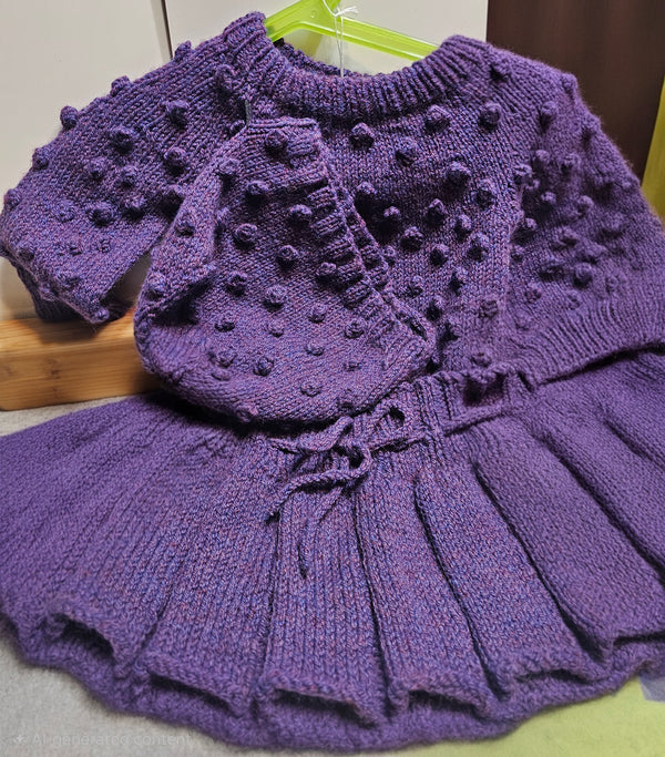 Sweater/Skirt/Hat Set