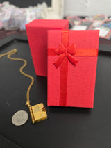 Granddaughter Book Necklace