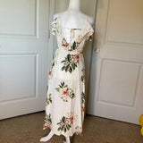 Topshop Floral Wrap Dress