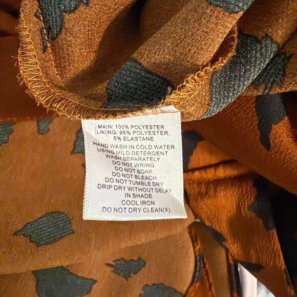 Cooper St. x Anthropologie Wild Cat Wrap Skirt