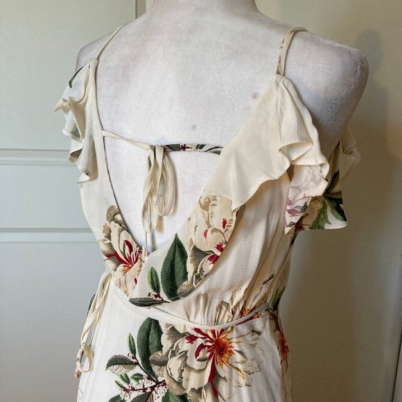 Topshop Floral Wrap Dress