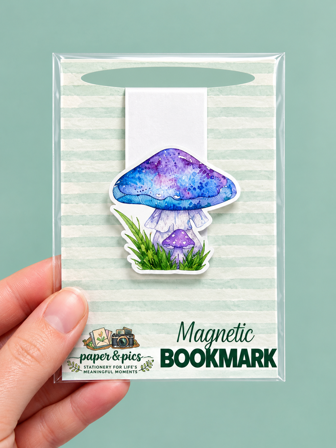 Mushroom Magnetic Bookmark