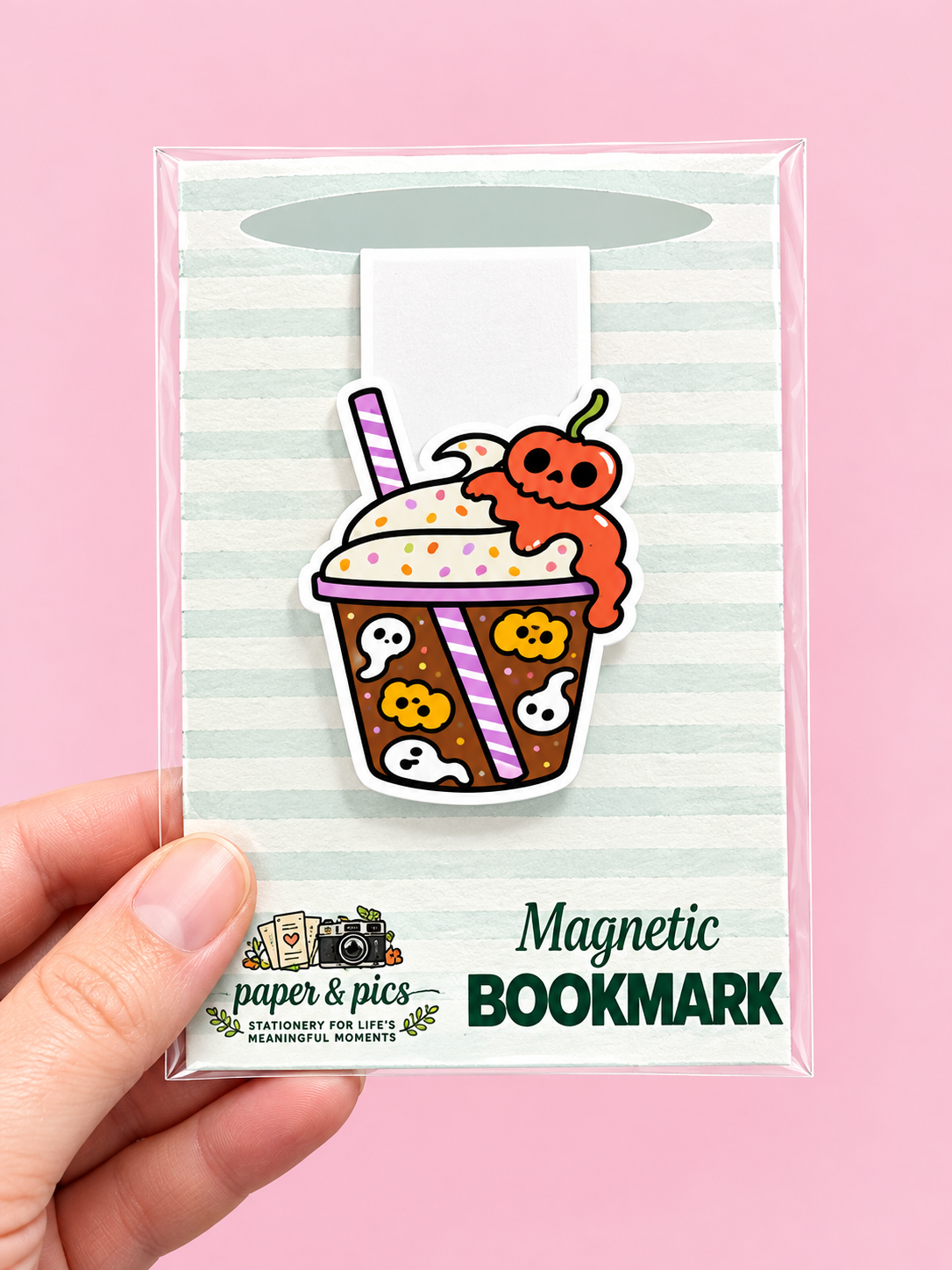 Spooky Frappe Magnetic Bookmark
