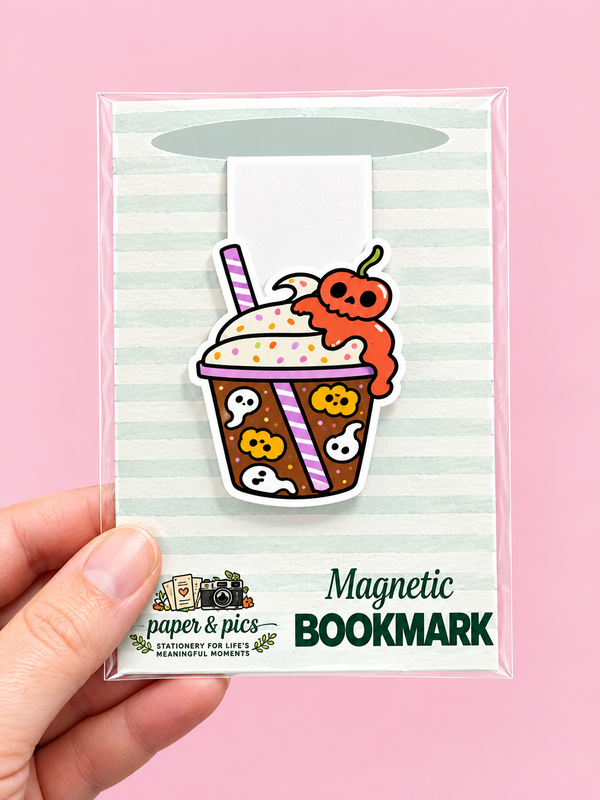Spooky Frappe Magnetic Bookmark