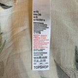 Topshop Floral Wrap Dress