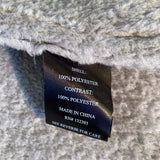 NWT Love Token Long Gray Zipper Fleece-lined Vest