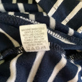 Charming Charlie Navy & White Stripe Sundress