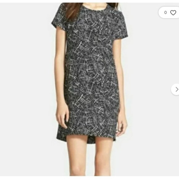 WAYF Side Zipper Shift Dress Firework Print