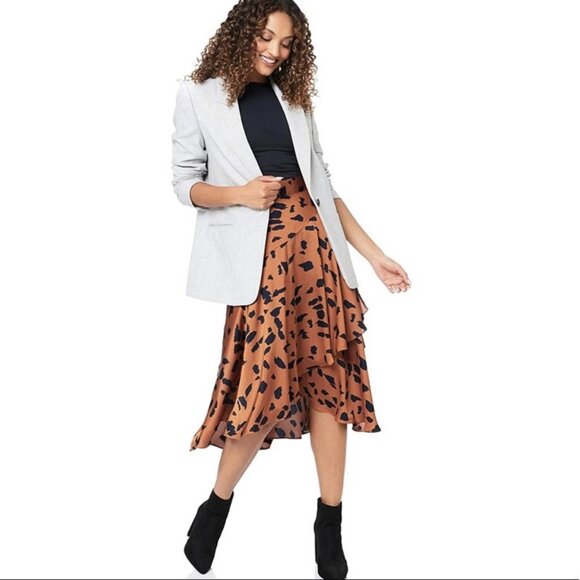 Cooper St. x Anthropologie Wild Cat Wrap Skirt