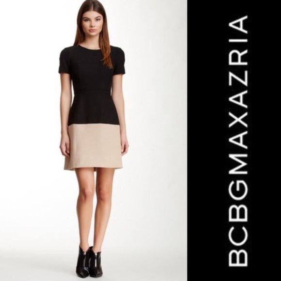 BCBG "Hannah" Colorblock Dress