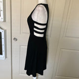 Soprano Ladder Side Cutout mini dress in black