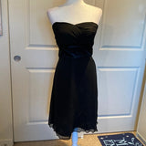 WHBM Strapless Chiffon Sweetheart LBD