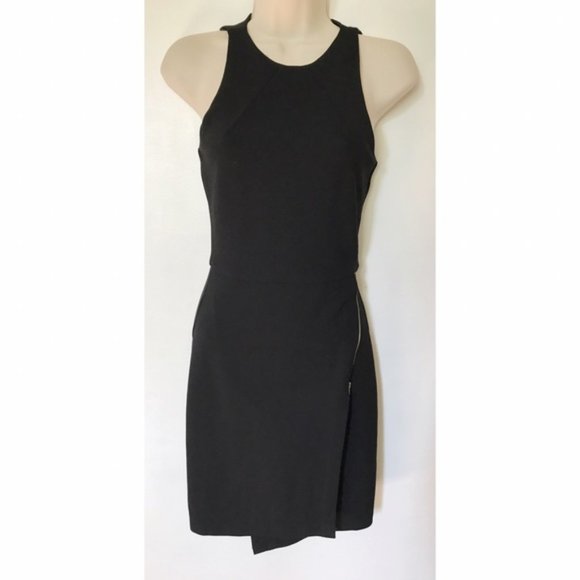 Zara Trafaluc Black Dress with Zipper