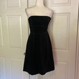 Ann Taylor Strapless A-Line Black Cocktail Dress