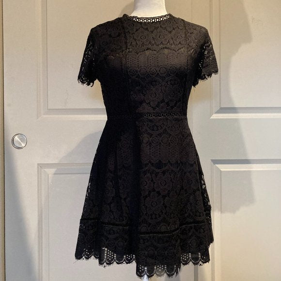 The Balynn Lace dress by MINE for Francesca's in Black