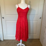 MaiTai Lace Strappy V Neck Cocktail Dress