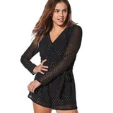 NWT Vylette Rainbow Dot Romper