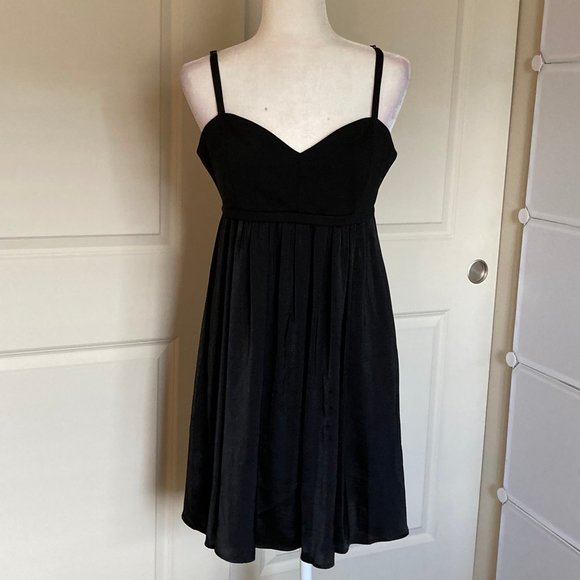 BCBG Black Sweetheart Babydoll “Kassie” Dress
