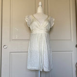 NWT BCBGeneration Cap Sleeve Lace Dress in Ivory