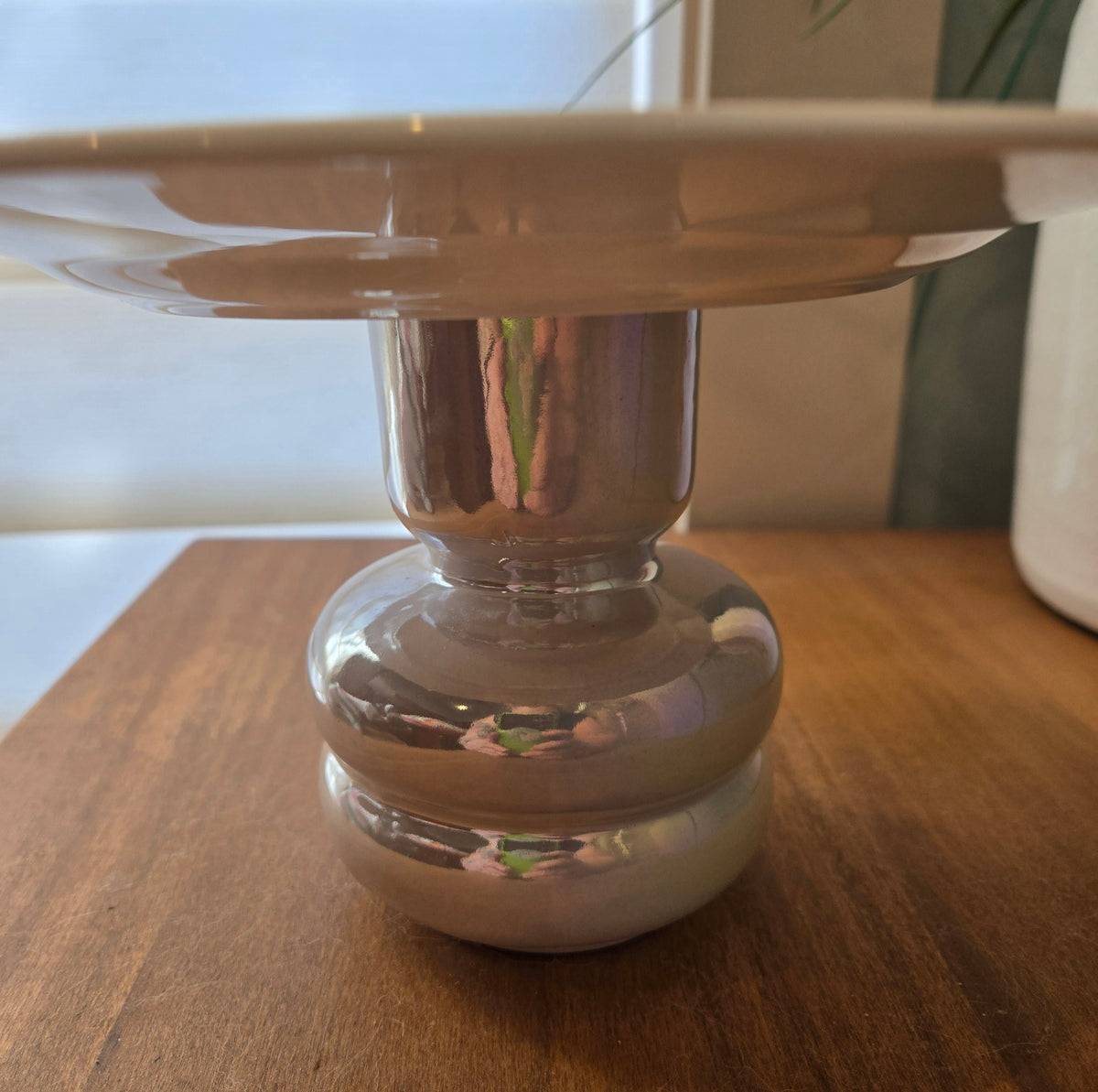 opalescent plant stand