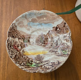 brown soap dish