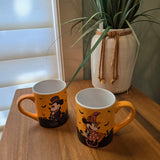 pair of mugs- halloween mickey and minnie