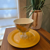 pear bowl double level party tray