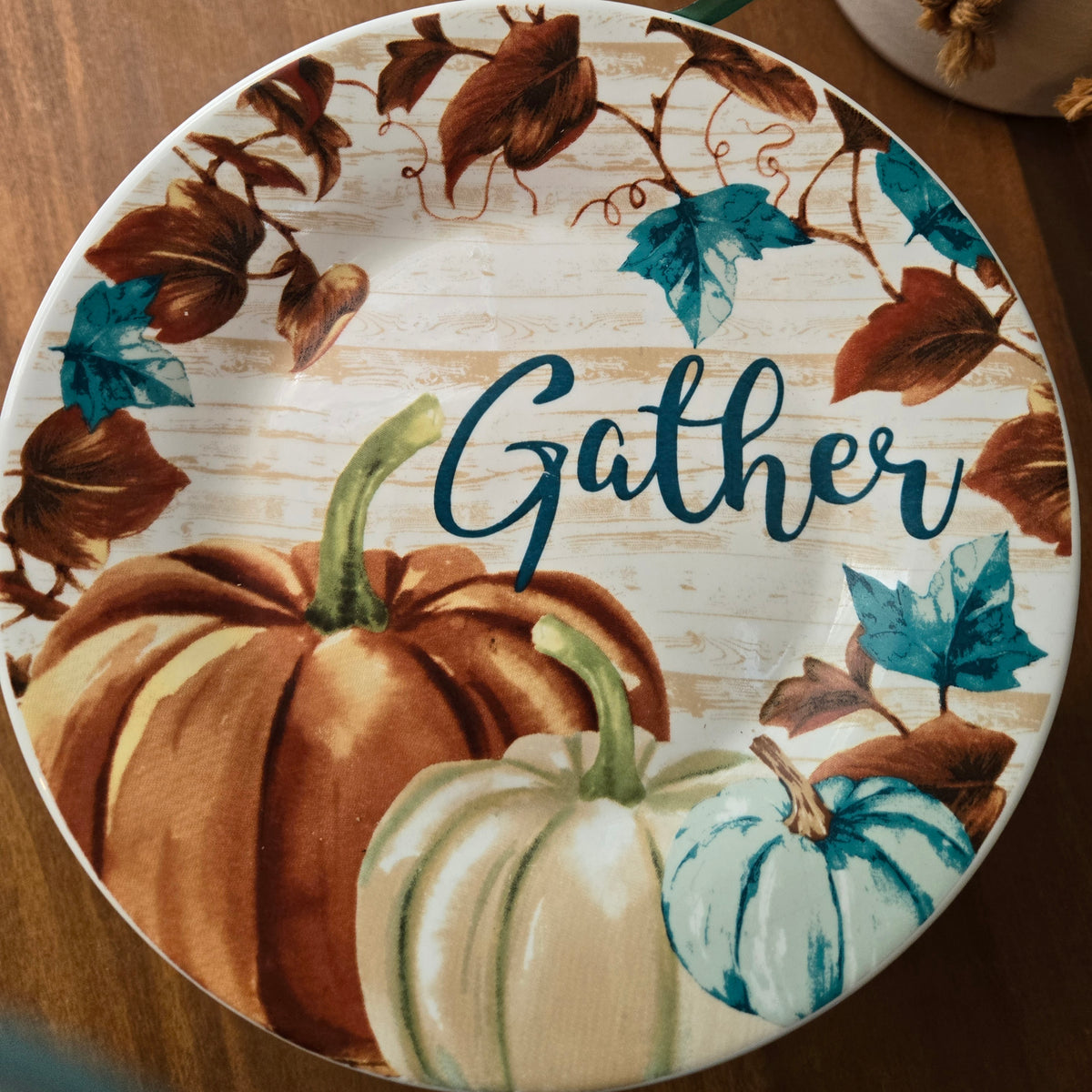 fall gather candle holder