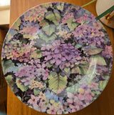 purple hydrangea plant stand