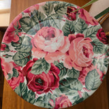 vintage rose candle holder