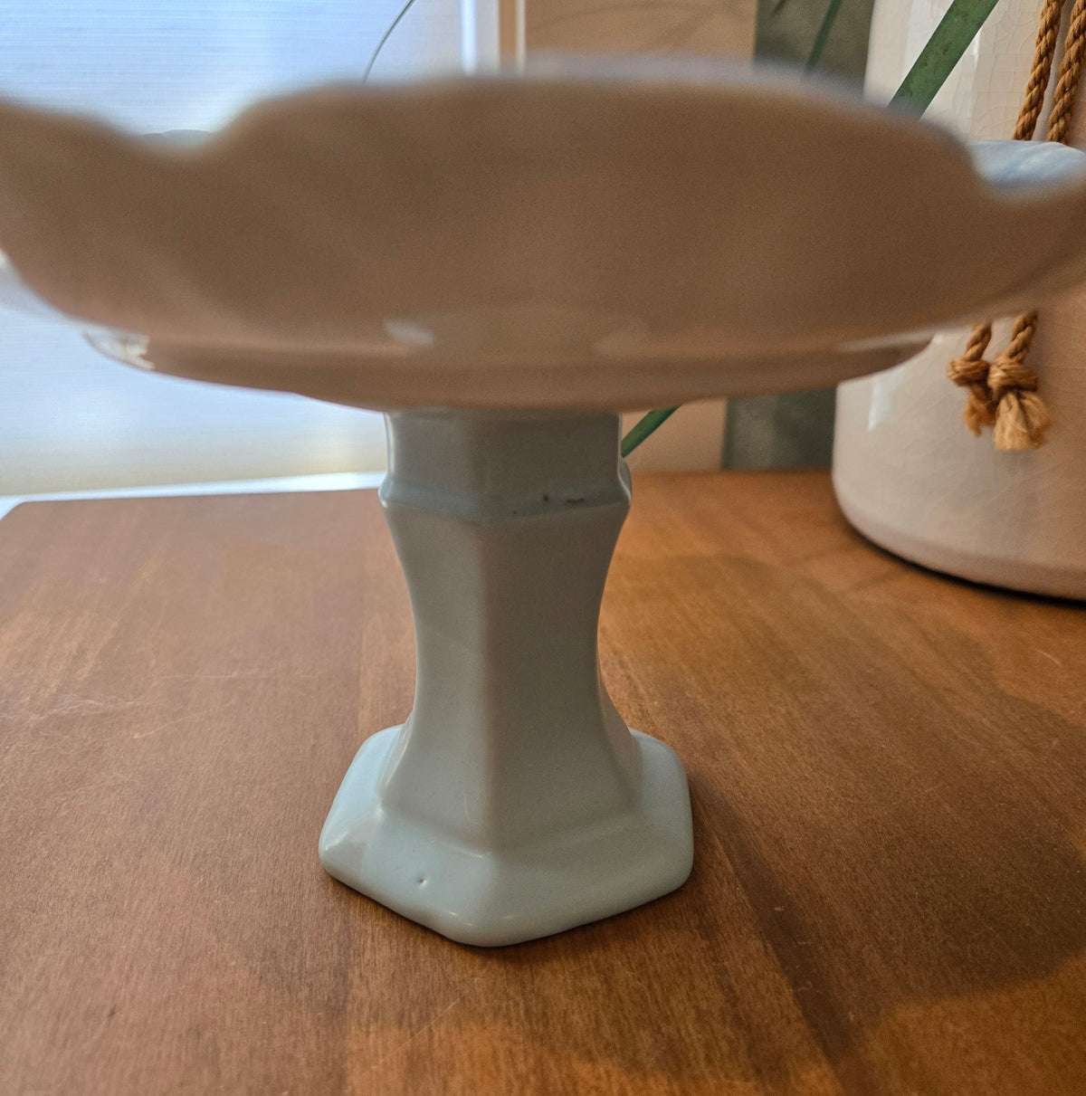 vintage peaches jewelry dish