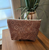 brown bandana travel bag