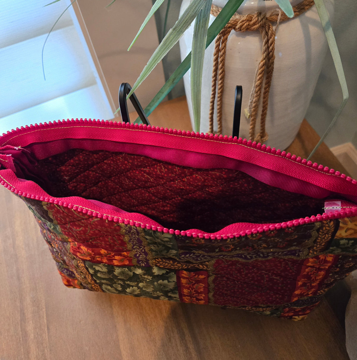 fall themed travel bag
