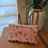 pink mushroom pencil pouch
