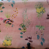 pink mushroom pencil pouch