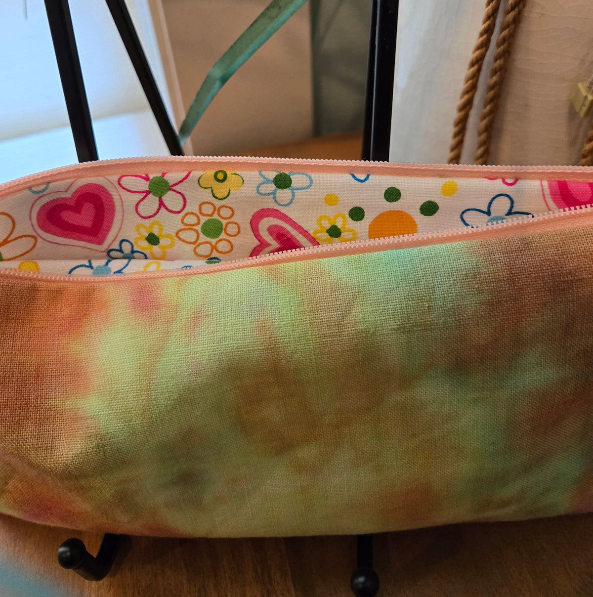 tie dye pencil pouch