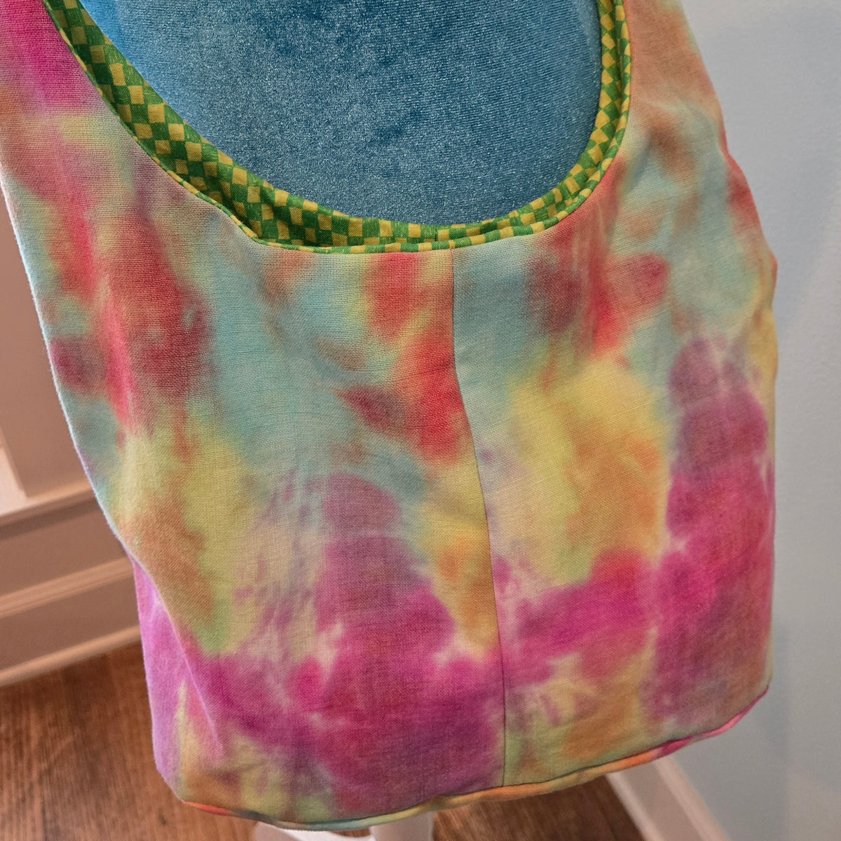 tie dye sling purse